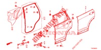 TUERBLECHE, HINTEN(4D)  für Honda CR-V 2.0 COMFORT 5 Türen 5 gang automatikgetriebe 2014