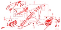 TUERSCHLOESSER, HINTEN/AEUSSERER GRIFF  für Honda CR-V 2.0 COMFORT 5 Türen 5 gang automatikgetriebe 2014