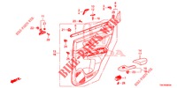 TUERVERKLEIDUNG, HINTEN(4D)  für Honda CR-V 2.0 COMFORT 5 Türen 5 gang automatikgetriebe 2014