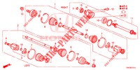 ANTRIEBSWELLE, VORNE/HALBWELLE (2.0L) für Honda CR-V 2.0 ELEGANCE 5 Türen 6 gang-Schaltgetriebe 2014