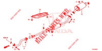 AUSPUFFROHR/SCHALLDAEMPFER (2.0L) für Honda CR-V 2.0 ELEGANCE 5 Türen 6 gang-Schaltgetriebe 2014