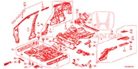 BODEN/INNENBLECHE  für Honda CR-V 2.0 ELEGANCE 5 Türen 6 gang-Schaltgetriebe 2014
