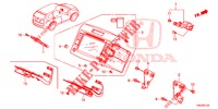 EINBAUSATZ F. RNS2  für Honda CR-V 2.0 ELEGANCE 5 Türen 6 gang-Schaltgetriebe 2014