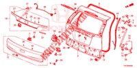 HECKKLAPPENPLATTE(2D)  für Honda CR-V 2.0 ELEGANCE 5 Türen 6 gang-Schaltgetriebe 2014