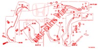 KLIMAANLAGE (FLEXIBLES/TUYAUX) (2.0L/2.4L) (LH) für Honda CR-V 2.0 ELEGANCE 5 Türen 6 gang-Schaltgetriebe 2014