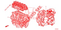 MOTOREINHEIT/GETRIEBE KOMPL. (2.0L) für Honda CR-V 2.0 ELEGANCE 5 Türen 6 gang-Schaltgetriebe 2014