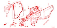 TUERBLECHE, HINTEN(4D)  für Honda CR-V 2.0 ELEGANCE 5 Türen 6 gang-Schaltgetriebe 2014