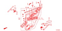 TUERVERKLEIDUNG, HINTEN(4D)  für Honda CR-V 2.0 ELEGANCE 5 Türen 6 gang-Schaltgetriebe 2014