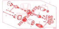 ANLASSER (DENSO) (2.0L) (1) für Honda CR-V 2.0 ELEGANCE 5 Türen 5 gang automatikgetriebe 2014