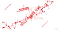 AUSPUFFROHR/SCHALLDAEMPFER (2.0L) für Honda CR-V 2.0 ELEGANCE 5 Türen 5 gang automatikgetriebe 2014