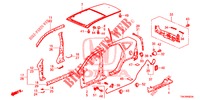 AUSSENBLECHE/DACHPLATTE  für Honda CR-V 2.0 ELEGANCE 5 Türen 5 gang automatikgetriebe 2014