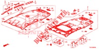 DACHVERKLEIDUNG (1) für Honda CR-V 2.0 ELEGANCE 5 Türen 5 gang automatikgetriebe 2014