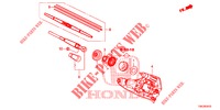 HECKSCHEIBENWISCHER  für Honda CR-V 2.0 ELEGANCE 5 Türen 5 gang automatikgetriebe 2014