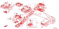 INNENLEUCHTE  für Honda CR-V 2.0 ELEGANCE 5 Türen 5 gang automatikgetriebe 2014