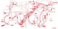KLIMAANLAGE (FLEXIBLES/TUYAUX) (2.0L/2.4L) (LH) für Honda CR-V 2.0 ELEGANCE 5 Türen 5 gang automatikgetriebe 2014