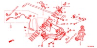 UNTERER ARM, HINTEN/FUEHRUNGSARM  für Honda CR-V 2.0 ELEGANCE 5 Türen 5 gang automatikgetriebe 2014