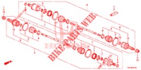 ANTRIEBSWELLE, HINTEN (2) für Honda CR-V 2.0 ELEGANCE L 5 Türen 6 gang-Schaltgetriebe 2014