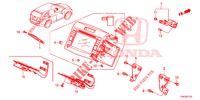 EINBAUSATZ F. RNS2  für Honda CR-V 2.0 ELEGANCE L 5 Türen 6 gang-Schaltgetriebe 2014