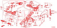 KOTFLUEGEL, VORNE  für Honda CR-V 2.0 ELEGANCE L 5 Türen 6 gang-Schaltgetriebe 2014