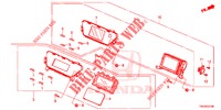 MITTLERES DISPLAY (LH) für Honda CR-V 2.0 ELEGANCE L 5 Türen 6 gang-Schaltgetriebe 2014