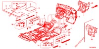 BODENMATTE/ISOLATOR  für Honda CR-V 2.0 ELEGANCE L 5 Türen 5 gang automatikgetriebe 2014