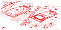 DACHVERKLEIDUNG (1) für Honda CR-V 2.0 ELEGANCE L 5 Türen 5 gang automatikgetriebe 2014