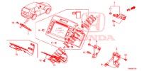 EINBAUSATZ F. RNS2  für Honda CR-V 2.0 ELEGANCE L 5 Türen 5 gang automatikgetriebe 2014