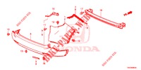 HINTERER STOSSFAENGER  für Honda CR-V 2.0 ELEGANCE L 5 Türen 5 gang automatikgetriebe 2014