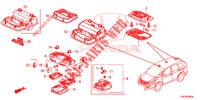 INNENLEUCHTE  für Honda CR-V 2.0 ELEGANCE L 5 Türen 5 gang automatikgetriebe 2014