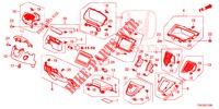 INSTRUMENT, ZIERSTUECK (COTE DE CONDUCTEUR) (LH) für Honda CR-V 2.0 ELEGANCE L 5 Türen 5 gang automatikgetriebe 2014