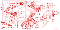 KOTFLUEGEL, VORNE  für Honda CR-V 2.0 ELEGANCE L 5 Türen 5 gang automatikgetriebe 2014