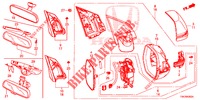 SPIEGEL/SCHIEBEDACH (3) für Honda CR-V 2.0 ELEGANCE L 5 Türen 5 gang automatikgetriebe 2014