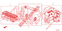 DICHTUNG SATZ/ GETRIEBE KOMPL. (2.0L) für Honda CR-V 2.0 EXCLUSIVE NAVI 5 Türen 6 gang-Schaltgetriebe 2014