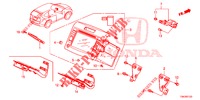 EINBAUSATZ F. RNS2  für Honda CR-V 2.0 EXCLUSIVE NAVI 5 Türen 6 gang-Schaltgetriebe 2014