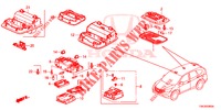 INNENLEUCHTE  für Honda CR-V 2.0 EXCLUSIVE NAVI 5 Türen 6 gang-Schaltgetriebe 2014