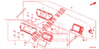 MITTLERES DISPLAY (LH) für Honda CR-V 2.0 EXCLUSIVE NAVI 5 Türen 6 gang-Schaltgetriebe 2014