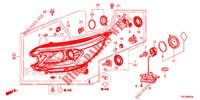 SCHEINWERFER  für Honda CR-V 2.0 EXCLUSIVE NAVI 5 Türen 6 gang-Schaltgetriebe 2014
