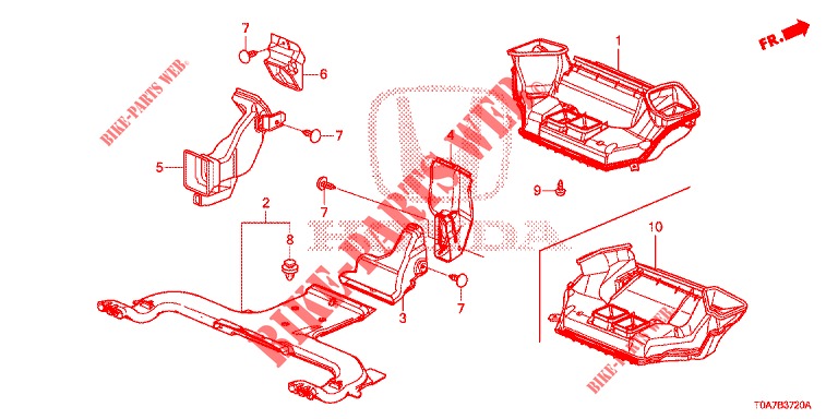 ZULEITUNGSROHR/ENTLUEFTUNGSROHR  für Honda CR-V 2.0 EXCLUSIVE NAVI 5 Türen 6 gang-Schaltgetriebe 2014