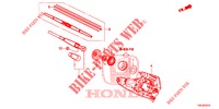 HECKSCHEIBENWISCHER  für Honda CR-V 2.0 EXCLUSIVE NAVI 5 Türen 5 gang automatikgetriebe 2014