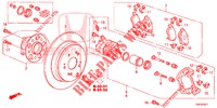 HINTERRADBREMSE (2) für Honda CR-V 2.0 EXCLUSIVE NAVI 5 Türen 5 gang automatikgetriebe 2014