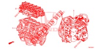 MOTOREINHEIT/GETRIEBE KOMPL. (2.0L) für Honda CR-V 2.0 EXCLUSIVE NAVI 5 Türen 5 gang automatikgetriebe 2014