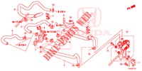 WASSERSCHLAUCH/HEIZUNGSSCHACHT (2.0L) (LH) für Honda CR-V 2.0 EXCLUSIVE NAVI 5 Türen 5 gang automatikgetriebe 2014