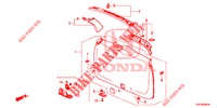 HECKKLAPPENVERKLEIDUNG/ TAFELVERKLEIDUNG, HINTEN(2D)  für Honda CR-V 2.0 S 5 Türen 6 gang-Schaltgetriebe 2014