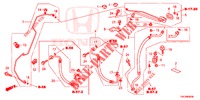 KLIMAANLAGE (FLEXIBLES/TUYAUX) (2.0L/2.4L) (LH) für Honda CR-V 2.0 S 5 Türen 6 gang-Schaltgetriebe 2014
