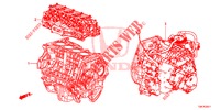 MOTOREINHEIT/GETRIEBE KOMPL. (2.0L) für Honda CR-V 2.0 S 5 Türen 6 gang-Schaltgetriebe 2014