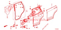 TUERBLECHE, HINTEN(4D)  für Honda CR-V 2.0 S 5 Türen 6 gang-Schaltgetriebe 2014