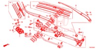 WINDSCHUTZSCHEIBENWISCHER (LH) (2) für Honda CR-V 2.0 S 5 Türen 6 gang-Schaltgetriebe 2014