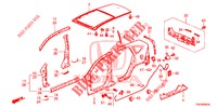 AUSSENBLECHE/DACHPLATTE  für Honda CR-V 2.0 S 5 Türen 5 gang automatikgetriebe 2014