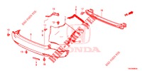 HINTERER STOSSFAENGER  für Honda CR-V 2.0 S 5 Türen 5 gang automatikgetriebe 2014