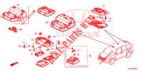 INNENLEUCHTE  für Honda CR-V 2.0 S 5 Türen 5 gang automatikgetriebe 2014